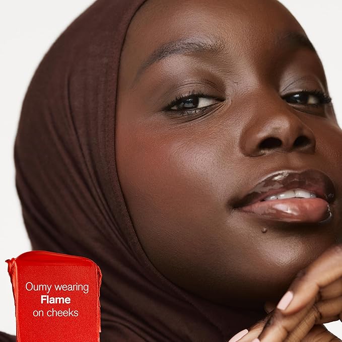AMI COLÉ Desert Date Cream Multistick Lip and Cheek Tint (Flame) moisturizing lip tint, lip and cheek stain, natural lip color-Velvo Beauty