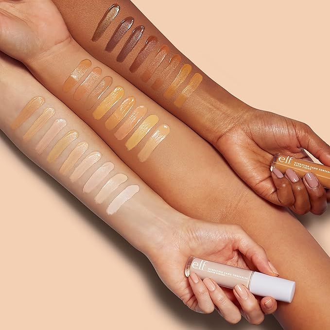 e.l.f. Hydrating Camo Concealer, Covers Blemishes & Under-Eye Circles, Full-Coverage & Delivers A Satin Finish, Vegan & Cruelty-Free, Rich Walnut-Velvo Beauty