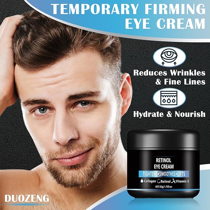 Firming Eye Cream,Hydrating Eye Serum for Dark Circles,Puffiness & Bags,Eye Tightener Firms Eye Area,Moisturizing Under Eye Cream Reduce Smooth Fine Lines-Velvo Beauty
