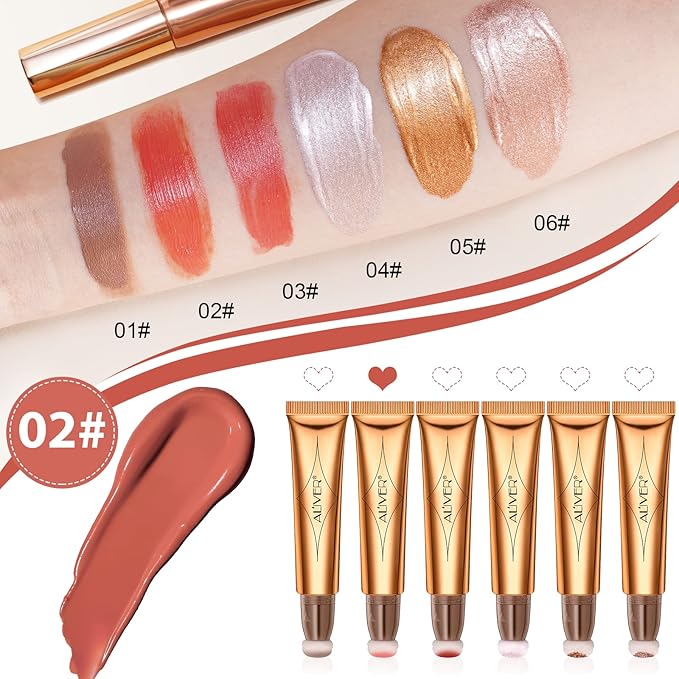 Blush Beauty Wand, Matte Face Blush with Cushion Applicator, Natural Silky Smooth Creamy Liquid Blush Wand, Lightweight Blendable Blush Stick for Cheek, Cruelty-free (Soft Rose)-Velvo Beauty