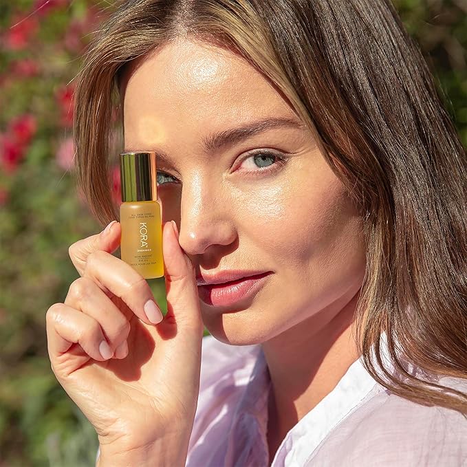 KORA Organics Noni Radiant Hydrating Under Eye Oil Roller, Smooth & Tone, Certified Organic, Cruelty Free Eye Serum - Delicate Eyebag Remover - Travel Essential for Puffy Face & Wrinkes - 0.34 Fl Oz-Velvo Beauty