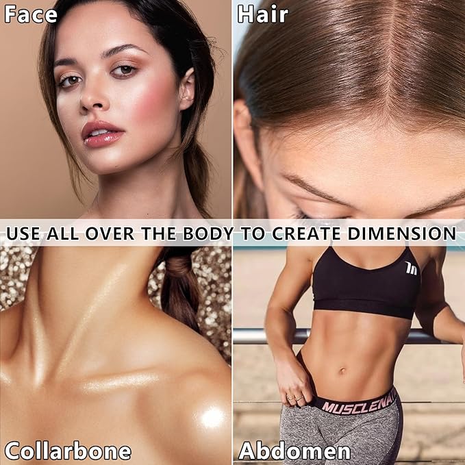 3 Pcs Contour Stick, Highlighter Stick, Blush Stick, Cream Contour Kit with Contour Brush, Create Face Contour, Non-greasy, Waterproof Long-lasting Effect for Women (1+3+4,LIGHT)-Velvo Beauty