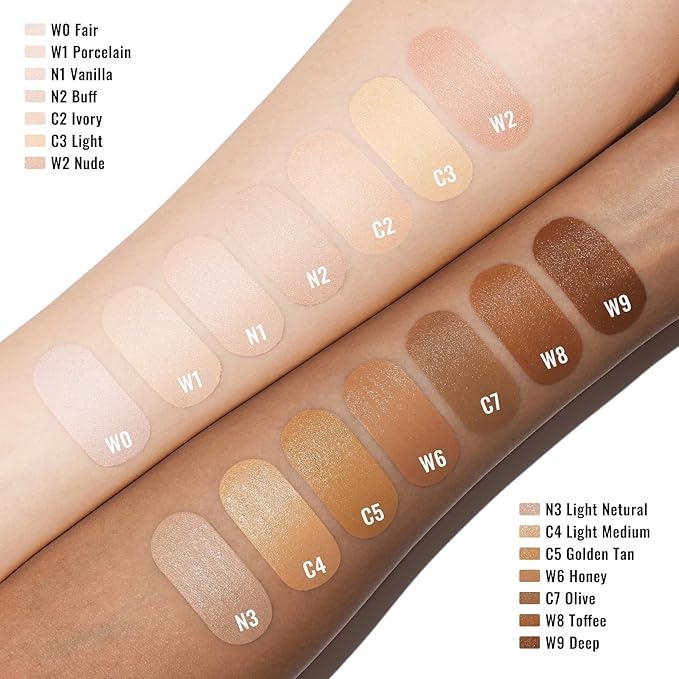 Oulac Concealer Full Coverage, Concealer Stick for Dark Circles, Hydrating Concealer Infused with Hyaluronic Acid, Lightweight, Long Lasting, Vegan Concealer 3.8ml, Shade: W6 Honey-Velvo Beauty