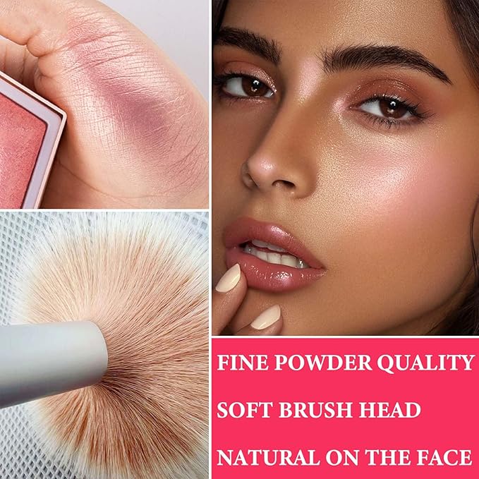 Face Glitter Blush Shimmer Waterproof Highlighter Blusher Powder,Facial Contour Corrector Long Lasting Glitter Illuminator Highlighter Palette Shimmer Highlight Makeup Palette(05#)-Velvo Beauty