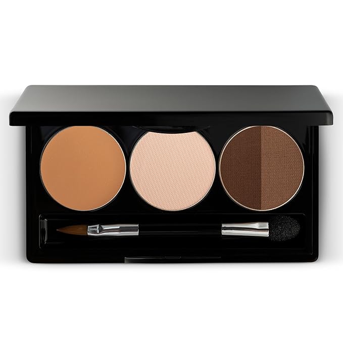 Jolie Pro Sculpting Brow Palette Kit (Brunette)-Velvo Beauty