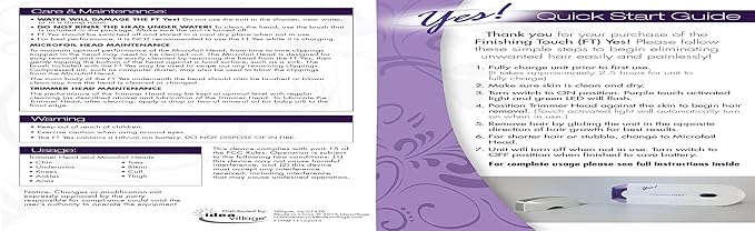 Finishing Touch Lumina Facial Hair Remover-Velvo Beauty