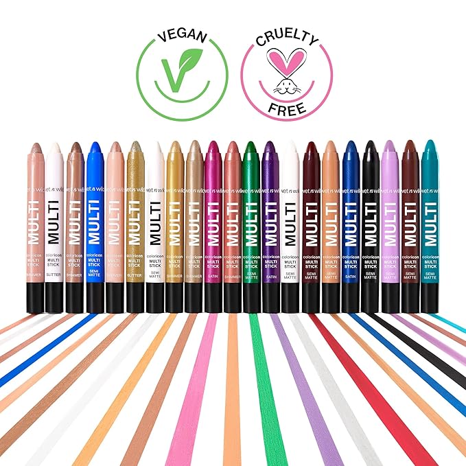 wet n wild Color Icon Cream Eyeshadow Multi-Stick, Moisturizing, Nourishing Velvety Cream-to-Powder Buildable & Blendable Formula, Cruelty-Free & Vegan - Peachy Crush (Pack of 2)-Velvo Beauty