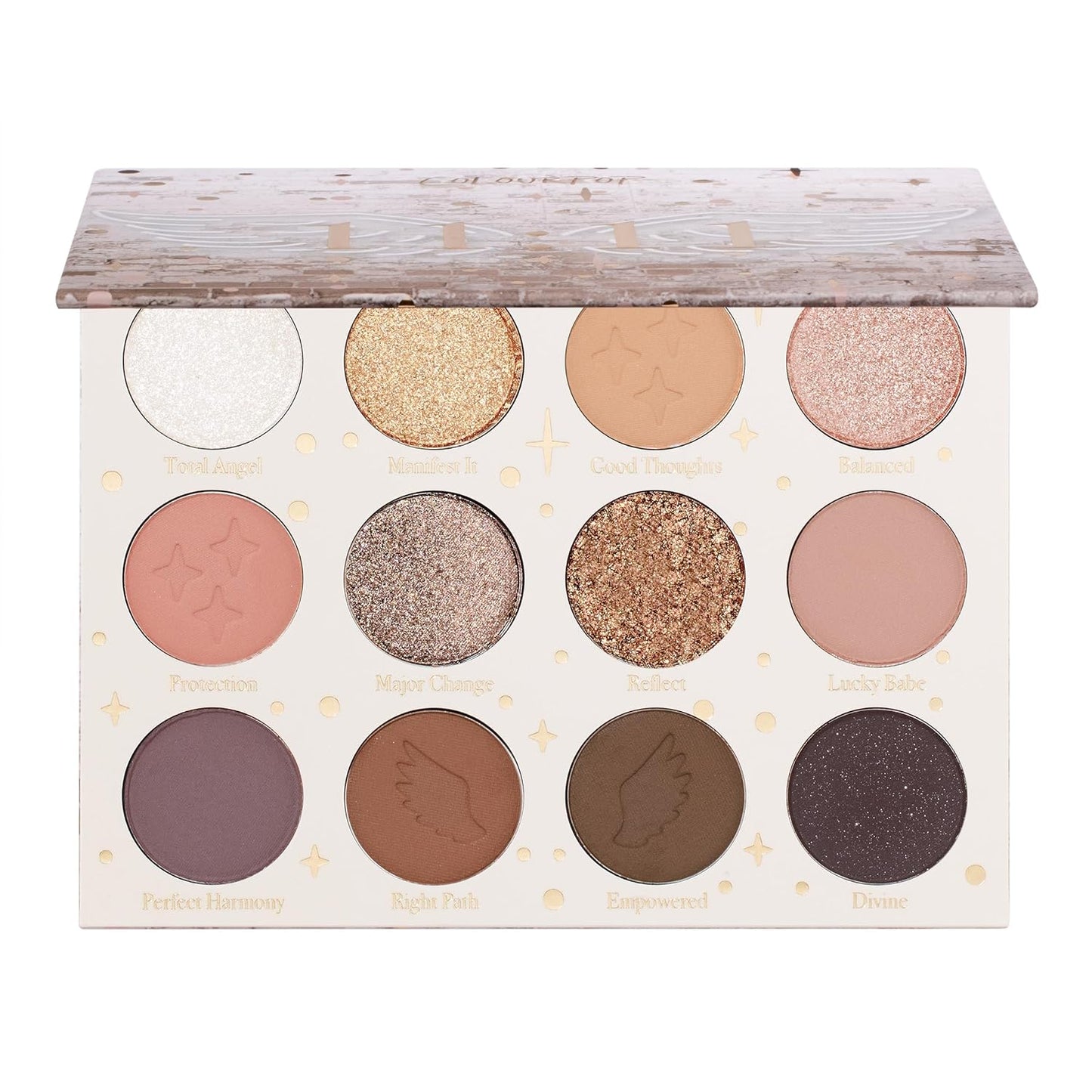 ColourPop 11:11 Eyeshadow Palette - Warm Nude Eye Makeup Palette with Matte, Metallic, Matte Sparkle & Glitter Finishes - High-Pigment Eye Makeup with a Long-Wearing Formula (0.46 oz)-Velvo Beauty