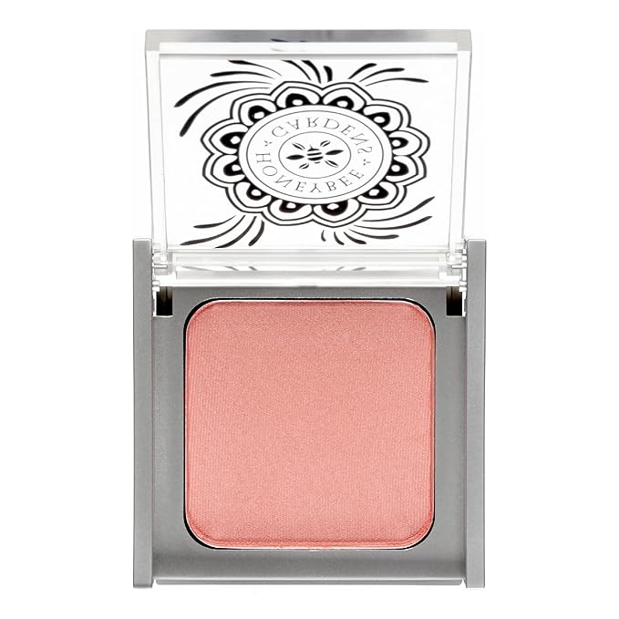 Honeybee Gardens Complexion Perfecting Blush in Rendezvous, Soft Neutral Rose, Pigmented, Vegan & Gluten-Free, 8.5g-Velvo Beauty