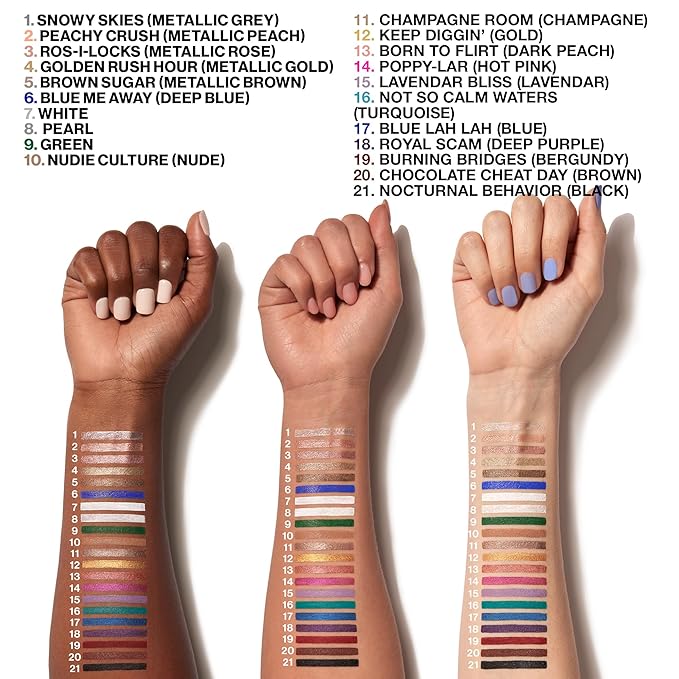 wet n wild Color Icon Cream Eyeliner Eyeshadow Multi-Stick, Moisturizing, Nourishing Velvety Cream-to-Powder Buildable & Blendable Formula, Cruelty-Free & Vegan - White Pearl-Velvo Beauty