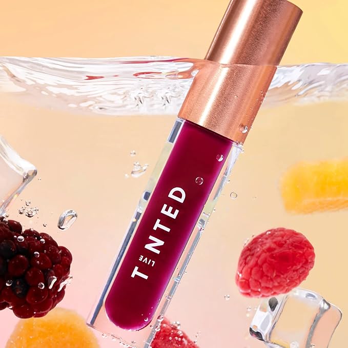 Live Tinted Softgloss Juicy Lip Gloss For Women – Hydrating Non-Sticky Lip Gloss with Hyaluronic Acid, Coconut Oil & Shea Butter – Sheer, Juicy Shine – Raspberry Rose .88 Oz-Velvo Beauty