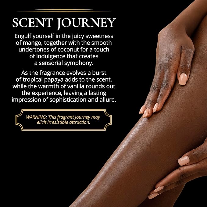 LUXURY LIFE Bed Butter - Irresistibly Fragranced Mood-Enticing Butter Infused with Hyaluronic Acid. Extra Rich Calming Nighttime Moisturizer for Sensual Stimulating Experience (Island Passion, 8 oz)-Velvo Beauty