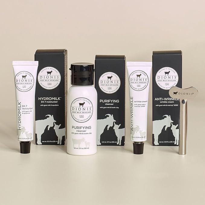 Dionis Goat Milk Skincare Core Collection Starter Set - Cruelty Free, Paraben Free, For All Skin Types-Velvo Beauty