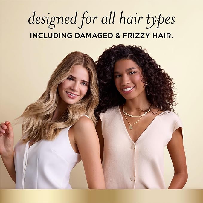 Pantene Keratin Leave-In Conditioner with Argan Oil, Protein Treatment for Dry, Damaged & Color-Treated Hair, Repairs Split Ends & Protects from Damage, Formaldehyde-Free, 8.4 Fl Oz-Velvo Beauty