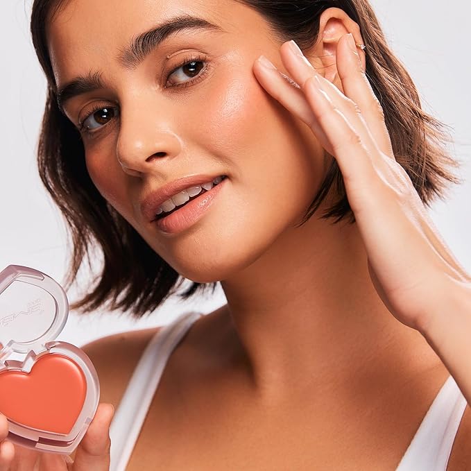 The Creme Shop Crème Blush Balm: Dewy Color Perfection with Aloe Vera. Buildable, Long-lasting, Easily Blendable for Naturally Rosy Cheeks. Embrace the Glow – Teddy Bear-Velvo Beauty