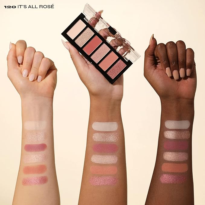 Milani Gilded Mini Eyeshadow Palette with 6 Matte & Shimmer Hues - It's All Rosé-Velvo Beauty