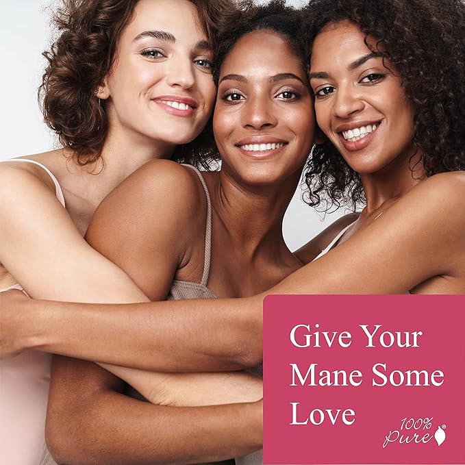 100% PURE Kelp & Mint Volumizing Shampoo Purifying Hydration & Deep Detox - Botanical Body Boost for Dry, Damaged Thinning Hair, Promotes Healthy Growth for Women & Men - Sulfate Free - 8 Fl Oz-Velvo Beauty