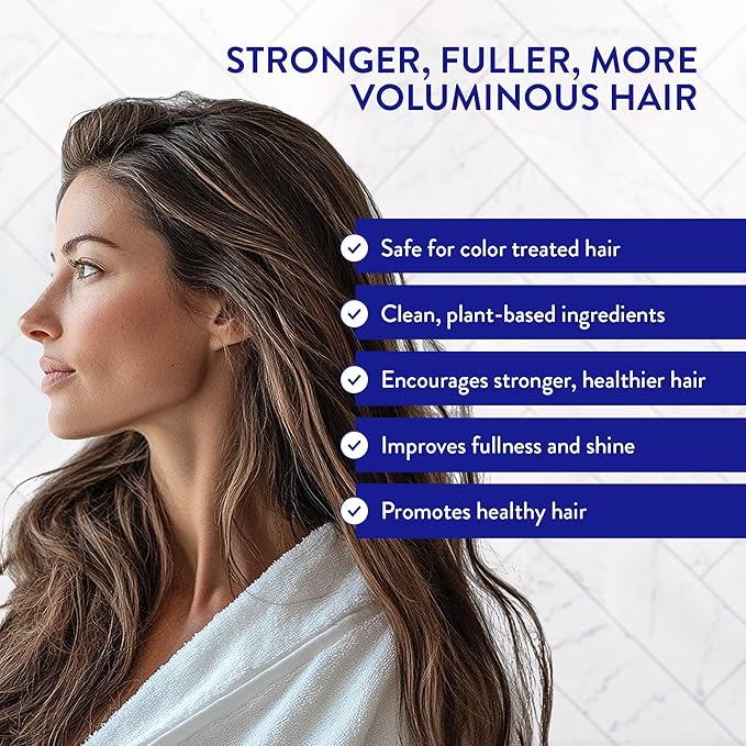 Routine Wellness Anti-Thinning Shampoo for Thinning Hair - Biotin DHT Blocker Women & Men - Color Safe Shampoo for Hair Loss & Healthy Hair - Lavender & Cedar 14oz (Pack of 2)-Velvo Beauty