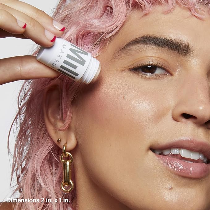 Milk Makeup Highlighter, Lit (Champagne) - 0.21 oz - Dewy Cream Highlighter Stick - Blendable & Buildable - 1,000 Swipes in Every Stick - All Skin Types - Vegan, Talc Free & Cruelty Free-Velvo Beauty