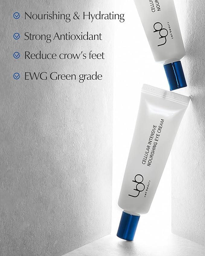 LBB Cellular Intensive Nourishing Eye Cream - Vegan Eye Lifting Treatment - Improves Wrinkles, Anti Aging, Nourishing - Tangerine Cellular Water, Shea Butter, Vitamin E, 0.5 oz.-Velvo Beauty