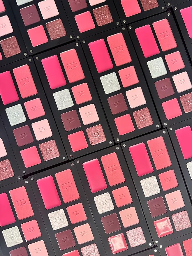 Multi-Effect Palette | All In One Palette | Bianca Makeup | Reusable Magnetic Palette | With Eyeshadows, Lipstick, and Blush | Find the effect you desire | Makeup Palette (Coquette)-Velvo Beauty