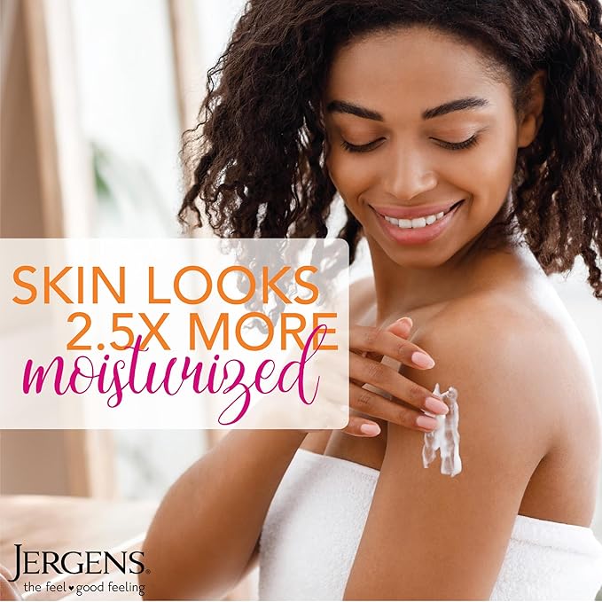 Jergens Hydrating Coconut Body Lotion, Hand and Body Moisturizer, Infused with Coconut Oil, Hydrates Dry Skin Instantly, Dermatologist Tested, 16.8 oz-Velvo Beauty