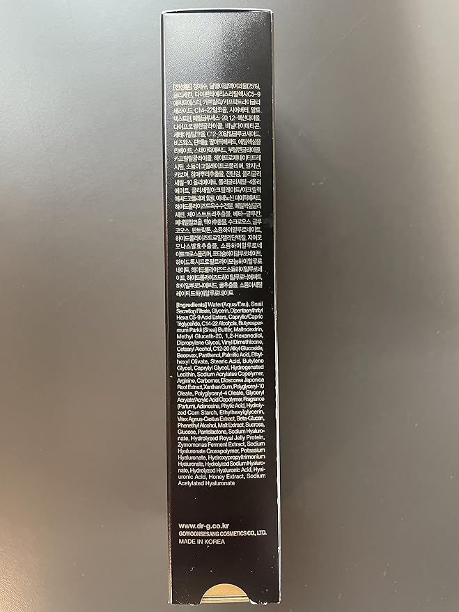 Dr.G Royal Black Snail Eye Cream - Intensive Wrinkle Care Cream for Eye Wrinkles and All Fine Wrinkles - 1.01 Fl Oz-Velvo Beauty
