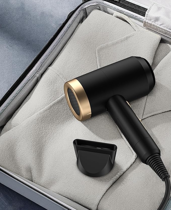 Hair Dryer, CONFU Blow Dryer with Diffuser, 21000PRM Professional Hairdryer, Portable Lightweight Fast Drying Negative Ionic Blow Dryer, Hair Diffuser for Curly Hair for Home Travel-Velvo Beauty