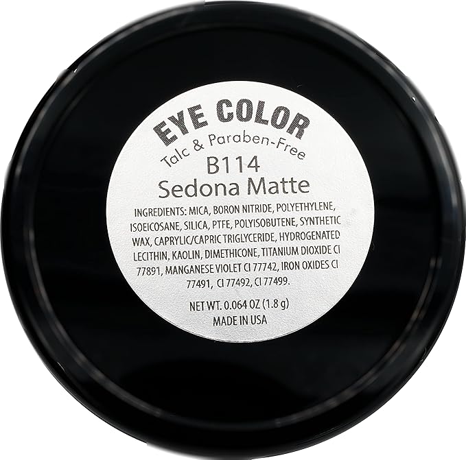 Sedona Matte Pink Brown Taupe Soft Pressed Powder Single Vegan Eyeshadow; Talc, Paraben & Cruelty Free-Velvo Beauty