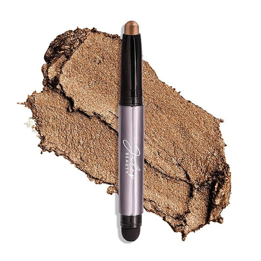 Julep Eyeshadow 101 Cream-to-Powder Waterproof Shadow Stick – Bronze Shimmer – Long-Lasting, Crease-Proof, Luminous Honey Brown Shimmer Eyeshadow with Built-in Smudger-Velvo Beauty