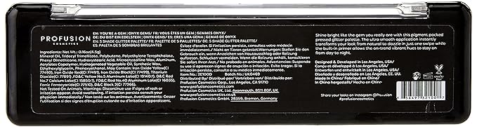 GEMS Glitter Palette Onyx Gems-Velvo Beauty