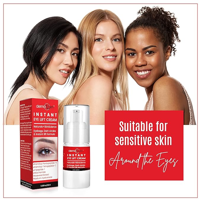 Rapid Reduction Eye Cream - Eye Cream Anti Aging Treatment for Dark Circles - Instant Under Eye Cream - Advanced Peptide Skin Tightening Formula - Instantly Removes Puffiness Wrinkles 20ml-Velvo Beauty