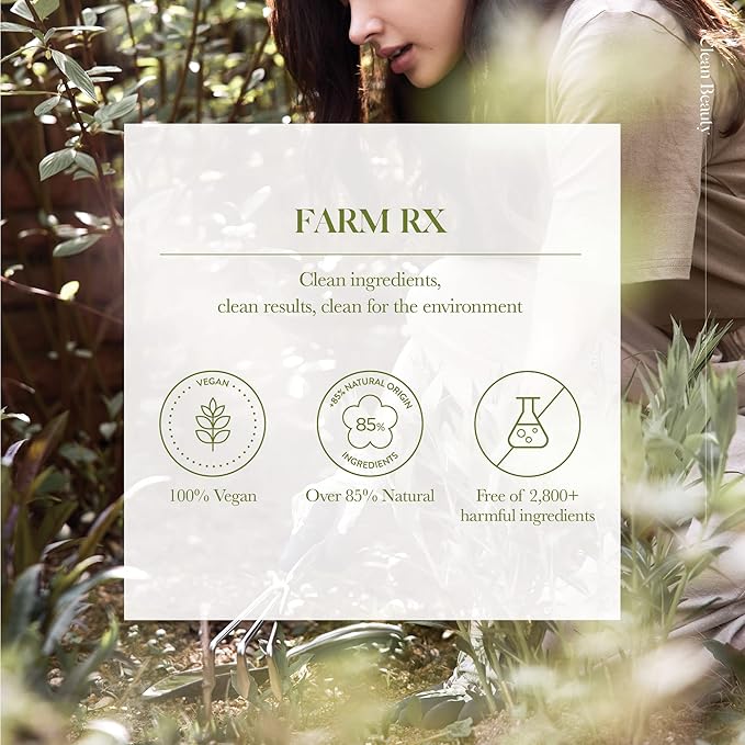 Farm Rx Bakuchiol Eye Cream - Vegan Revitalizing Cream to Reduce Dark Circles and Wrinkles Under and Around the Eyes, an Alternative to Retinol (30ml/1 fl oz) Clean Beauty-Velvo Beauty