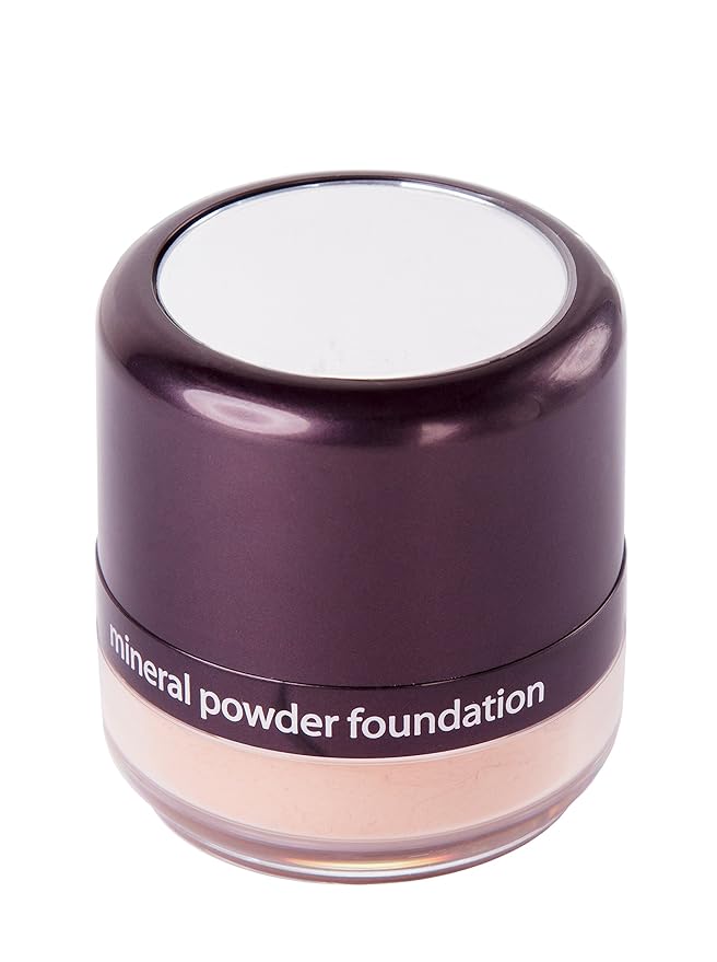 Mineral Powder Foundation, Light Beige, 6 Gram-Velvo Beauty