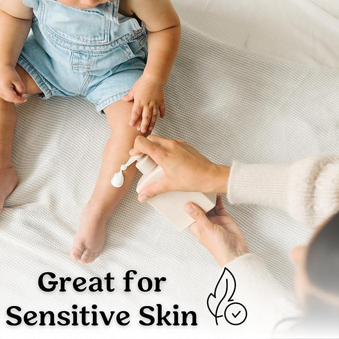 Roe Wellness- Baby Lotion Moisturizer Fragrance-Free | Great For Sensitive Skin Lightweight Moisturizing Lotion | For Babies, Infants, Kids and More-Velvo Beauty