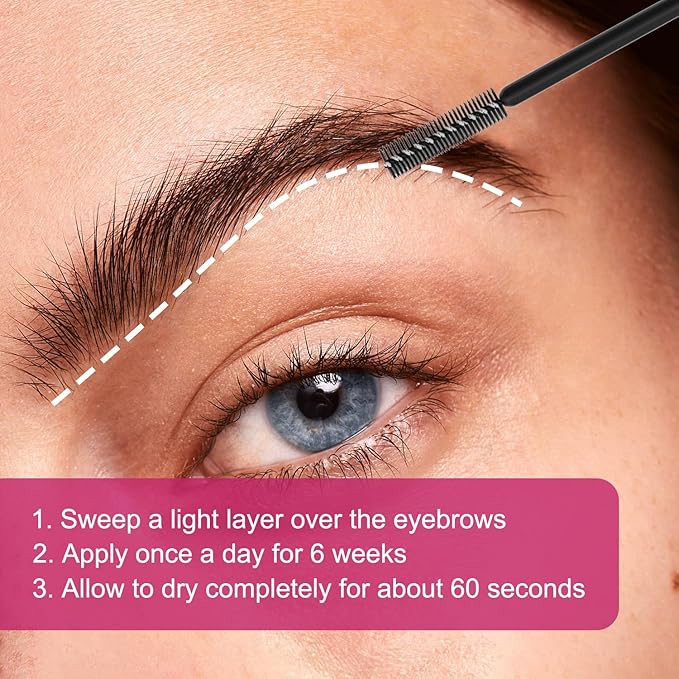 Eyebrow Growth Serum - Advanced Eyebrows Growth Enhancing for Women - Eye Brow Serum for Growth Thicker, Fuller, Naturally Beautiful Brows - 5mL-Velvo Beauty