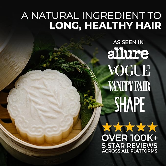 Viori Tea Tree Mint Essential Oil Shampoo Bar Made with Rice Water - Handcrafted All Natural Shampoo Bars - Sulfate Free-Velvo Beauty