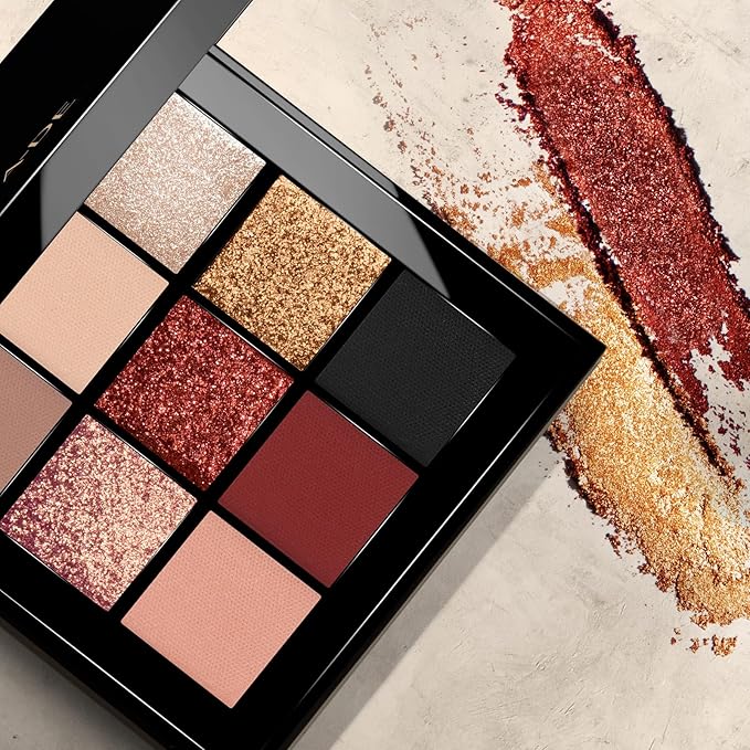 Velveteen Eyeshadow Palette, 51 - Eyeshadow Collection with Light to Deep Shades - for Matte, Metallic, Silky and Shimmery Finishes - 0.286 oz-Velvo Beauty