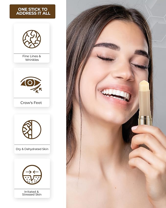 CENTELLIAN 24 Madeca Wrinkle Capture Stick (0.4oz) - Multi Balm Stick for Wrinkles & Fine Lines. Korean Skincare, Eye Cream & Moisturizer by Dongkook. Centella Asiatica, Ceramide, Collagen.-Velvo Beauty