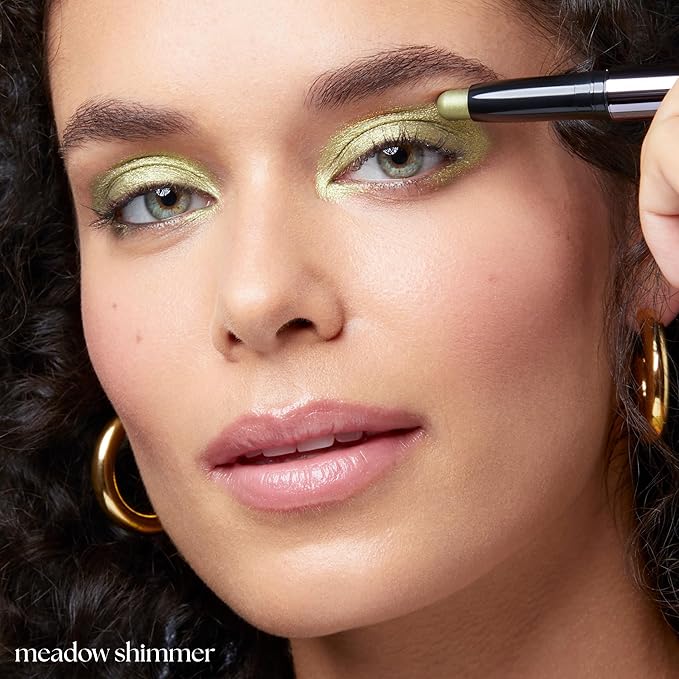 Julep Eyeshadow 101 Cream-to-Powder Waterproof Shadow Stick – Meadow Shimmer – Long-Lasting, Crease-Proof, Earthy Green Shimmer Cream Eyeshadow with Built-in Smudger-Velvo Beauty