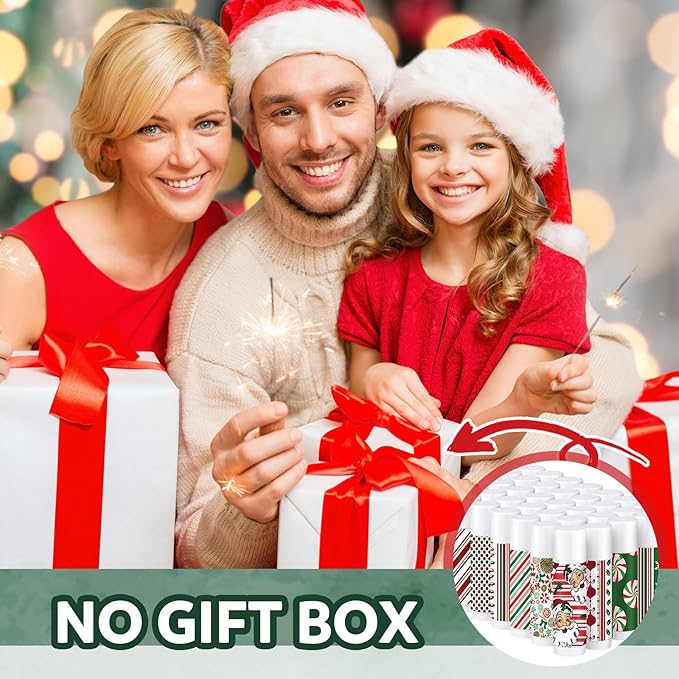 50 Pcs Lip Balm in Bulk Gift Set Moisturizing Lip Moisturizer Candy Themed Baby Shower Favors Candy Themed Gifts with Assorted Fruit Flavors for Women Men Dry Chapped Lips Christmas Gifts-Velvo Beauty