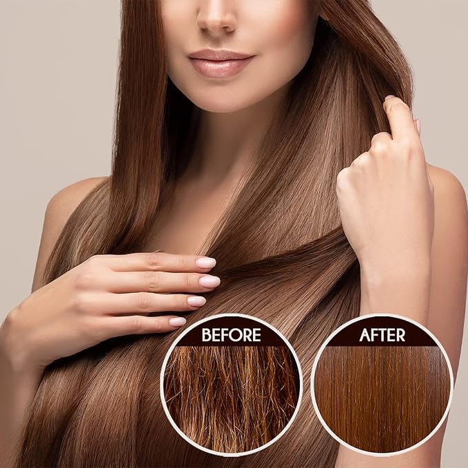 Pure Phyto Keratin Serum, Nourishing and Reviving Damaged Hair and Scalp, Natural, Vegan Phyto Hair Products, Thicker and Healthier Hair in 90 Days, All Hair Types-Velvo Beauty