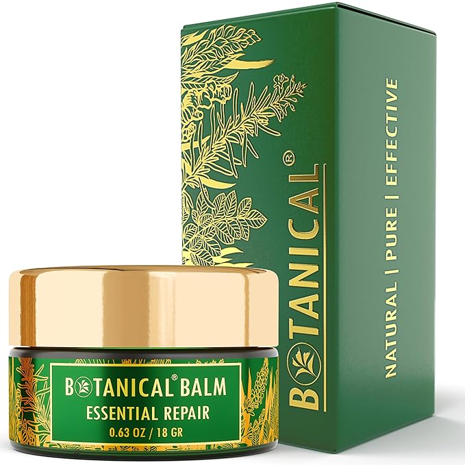 Botanical Repair Balm | Concentrated Formula for Instant Hydration | Organic, Pure, Natural Skincare (0.63 fl oz | 18 gr)-Velvo Beauty