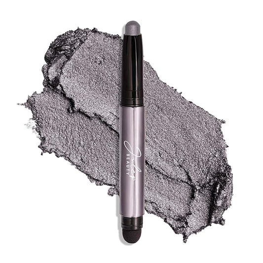 Julep Eyeshadow 101 Cream-to-Powder Waterproof Shadow Stick – Smoky Grey Shimmer – Long-Lasting, Crease-Proof, Medium Grey Shimmer Cream Eyeshadow with Built-in Smudger-Velvo Beauty