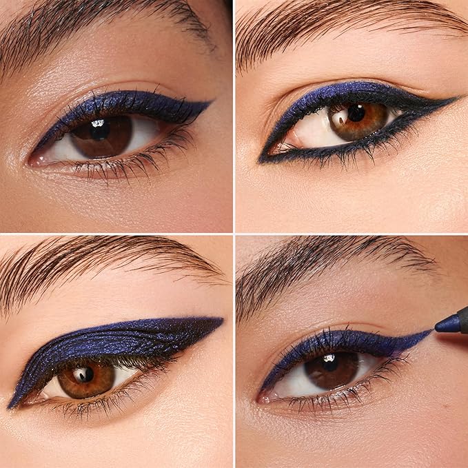 Wonderskin Eyeliner Pencil, 1440 Longwear Blue Purple Eyeliner Pencil - Waterproof, Sharpenable & Smudge Proof-Velvo Beauty