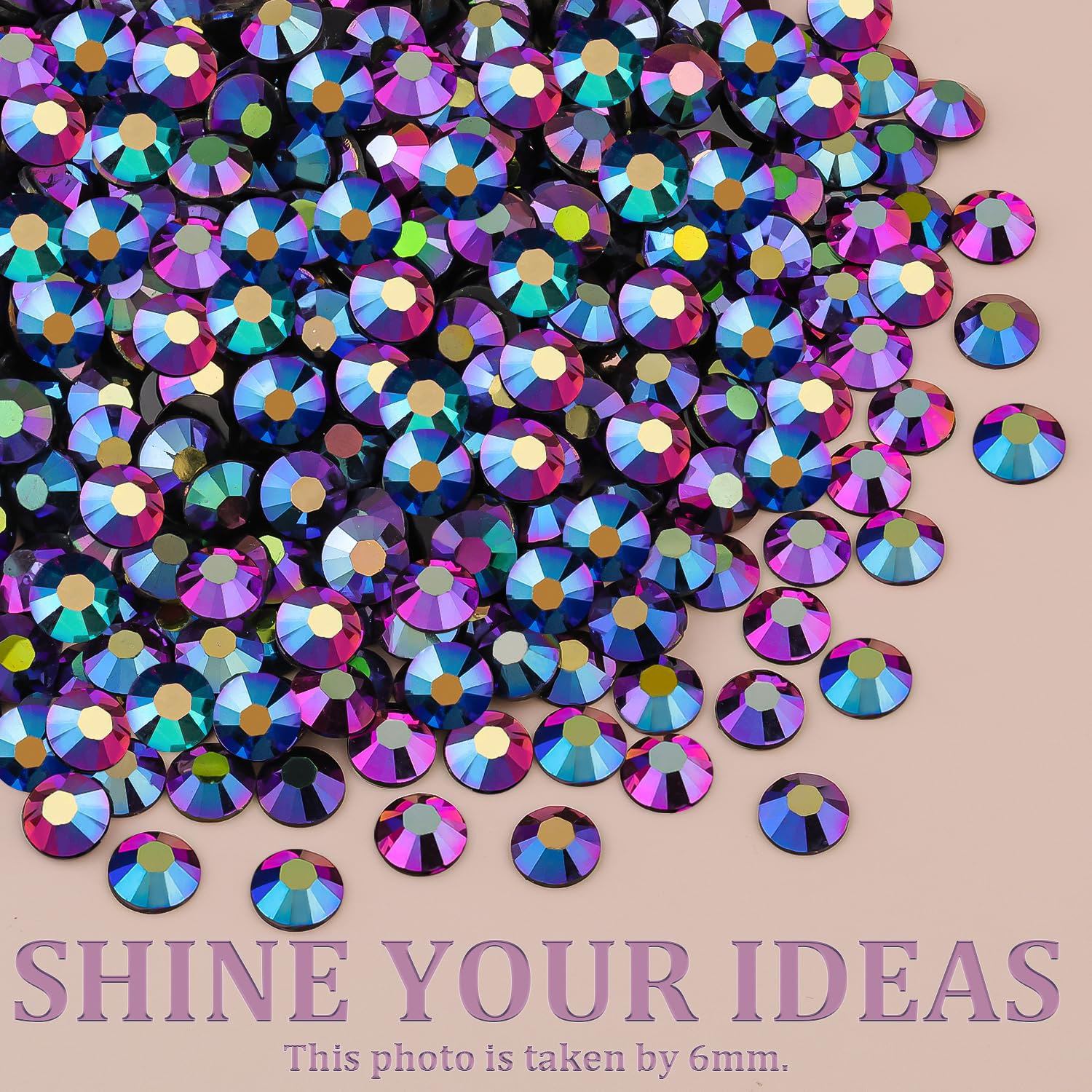 Resin Jelly Rhinestones for Crafting with B7000 Jewelry Glue, 2 Boxes Purplish Black AB Flatback Crystals with 3Pcs 10ml Glue, Bedazzling Non Hotfix Gems for DIY Tumblers Clothing Shoes Manicure-Velvo Beauty