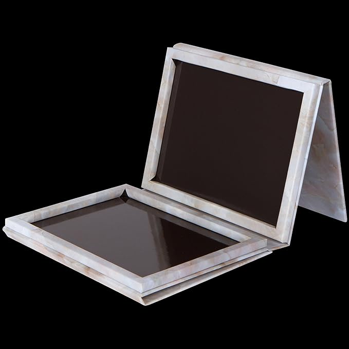 Marble Extra Large Empty Magnetic Makeup Palette Holds 70 Standard Magnetic Eyeshadows. Depot your Highlighters, Blushes, Powders and more-Velvo Beauty