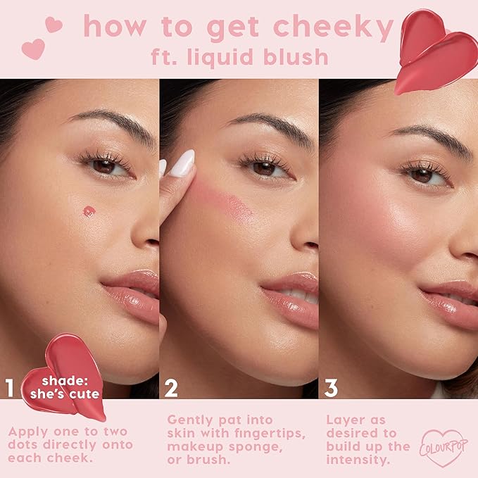 ColourPop Weightless Liquid Blush - Hydrating, Liquid Blush for Cheeks - Glowy Summer Makeup with Hyaluronic Acid for a Healthy Glow - Designed with a Doe Foot Applicator - Angel Face (0.30 oz)-Velvo Beauty