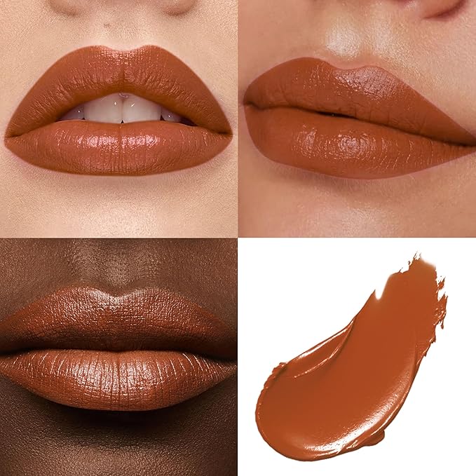 MAKI YIKA Brown Lipstick for Women Moisture Hydrate Lipsticks Glossy Reddish Lipsticks Sheer Finish Lightweight Tinted Lip Balm (Z10 Chocalate)-Velvo Beauty