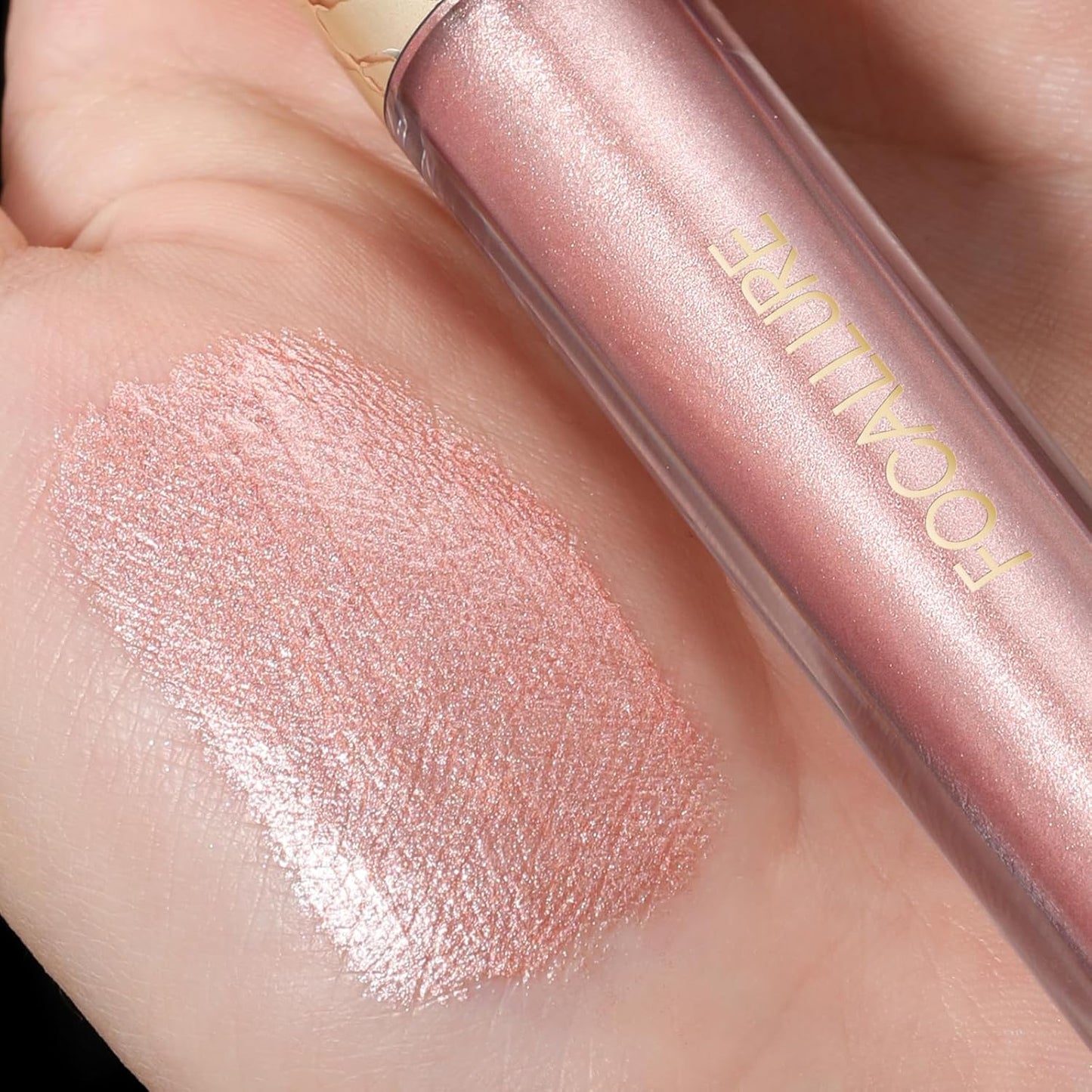 FOCALLURE Metallic Liquid Lipstick,Non Stick Cup Lip Gloss,High Impact Lip Color with Transfer-proof Wear,Long Lasting & Waterproof Lipstick Makeup for Women,YoungLust-Velvo Beauty